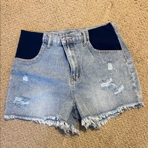 Maternity Jean Shorts